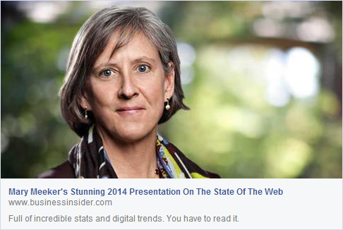 Mary Meeker's 2014 Internet Presentation - Business Insider