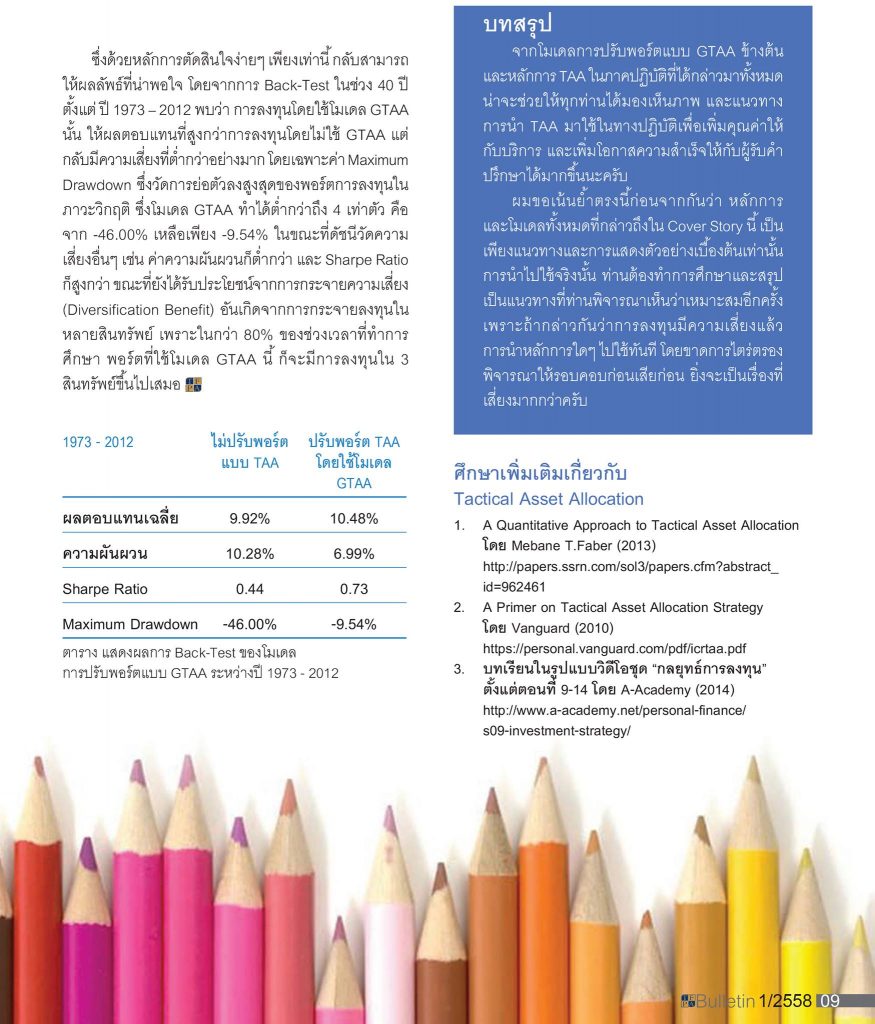 Tactical Asset Allocation in Practice - Page 6